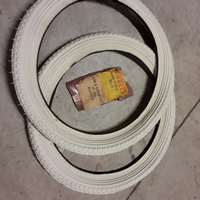 N.2 Copertone 3.50 bianco mini super velo Michelin