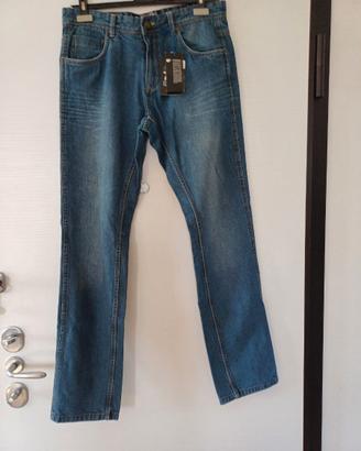 Jeans blu taglia 50 straight Oviesse
