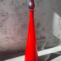 Vaso Vintage Anni '60 Vetro Incamiciato H 65