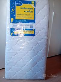 Materasso lettino neonato 60x120x11 Confort Baby
