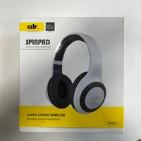 Cuffia Stereo Wireless SpinPad white