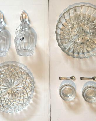 Set Vintage vetri/cristalli datavola(+ argento800)