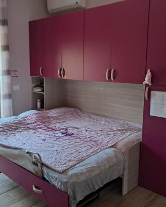 Cameretta a ponte con letto  estraibile 