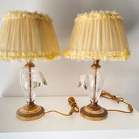 Lampade cristallo e ottone Irilux