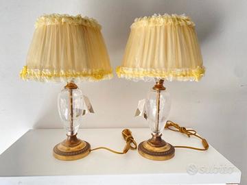 Lampade cristallo e ottone Irilux
