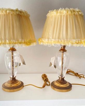 Lampade cristallo e ottone Irilux
