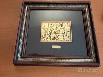 Piccolo quadro con incisione di Anna Cascardi