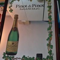 quadro a specchio vintage pinot