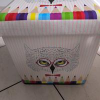 Pouf contenitore Gufo