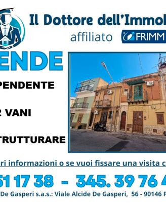 Casa indipendente 2 vani Via Villagrazia