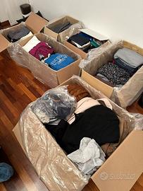 Lotto 300 vestiti uomo donna (Zara Nike Adidas)