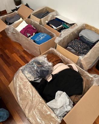 Lotto 300 vestiti uomo donna (Zara Nike Adidas)