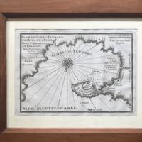 Stampa antica 1817 Golfo de ferraro
