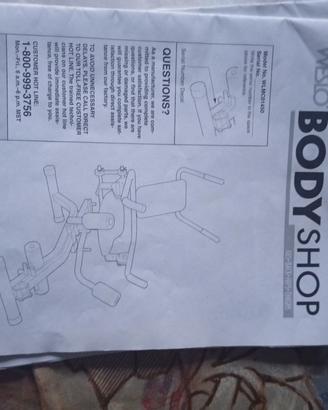 Panca multifunzione Weslo Body Shop