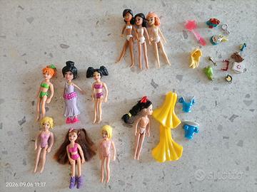 Lotto 6 polly pocket mattel, simba, 3 ubisoft