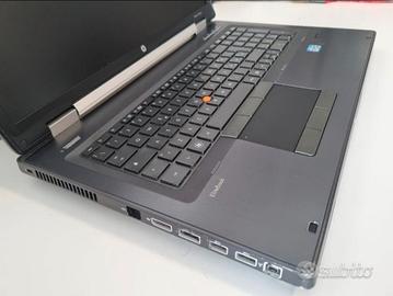 Workstation HP 8760W i7 8gb 250gb SSD 17" FHD 