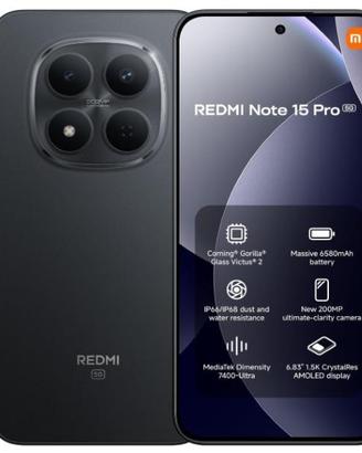 XIAOMI REDMI NOTE 15 PRO 5G 256GB DUAL SIM ANDROID