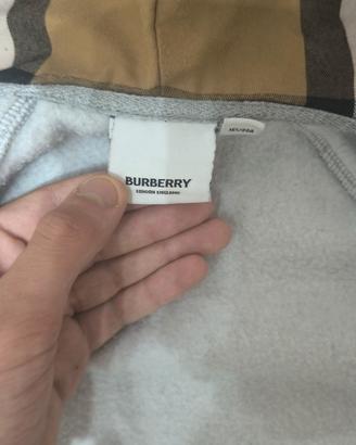  felpa Burberry originale  grigia 