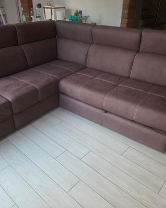 Divano angolare contenitore apribile