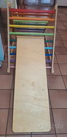 triangolo +rampa +dondolo