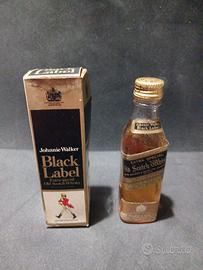 Mignon Johnnie Walker Black Label vintage anni ’60