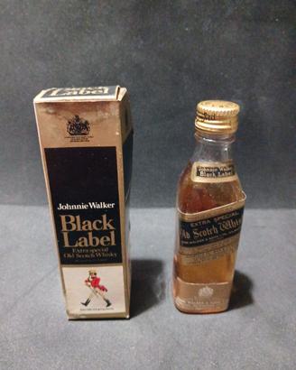 Mignon Johnnie Walker Black Label vintage anni ’60