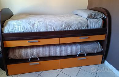 Letto doppio estraibile