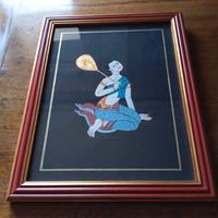 Dipinto a mano danzatrice Thailandese