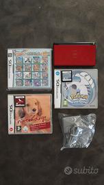 Nintendo DS Lite + Pokémon SoulSilver +482 Giochi