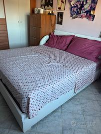 Letto Matrimoniale Lux Bianco MondoConvenienza