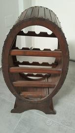 Porta  Bottiglia botte anni 80