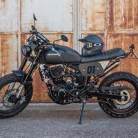 Moto scrumbler cafè race verve moto tracker 250cc