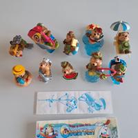 KINDER SORPRESA ORSETTEN 2001 +1+1 CARTINA 