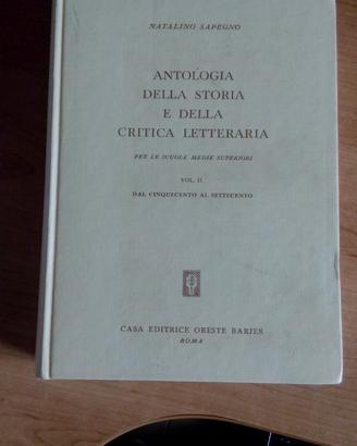 Sapegno-antologia critica letteraria