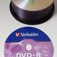 Dvd+R Verbatim vergini 4.7 gb, 120 min