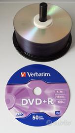 Dvd+R Verbatim vergini 4.7 gb, 120 min