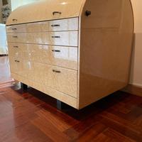 Mobile scrittoio in radica Saporiti originale