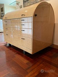 Mobile scrittoio in radica Saporiti originale