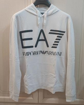 Felpa bianca Emporio Armani