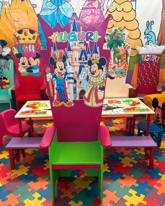 Troni Personalizzabili per Sala Feste, Angolo Foto