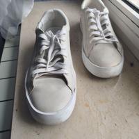 Sneakers bianche taglia 43 Crime London