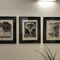 Quadri con stamoe originali anni 30