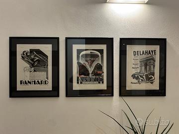 Quadri con stamoe originali anni 30