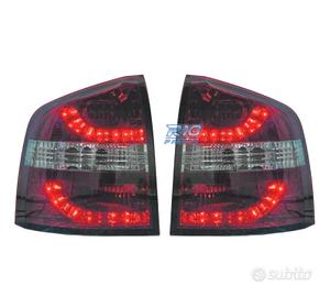 FANALI SKODA OCTAVIA KOMBI 05-13 LED ROSSO AFFUMIC