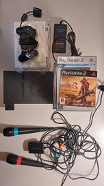 PlayStation 2 + microfoni + 13 giochi