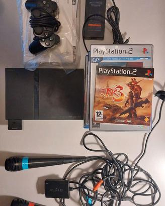PlayStation 2 + microfoni + 13 giochi