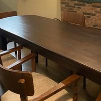 TAVOLO OVALE 80X250 IN LEGNO