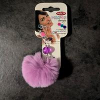 Ciondolo pon pon per telefono cellulare - NUOVO.
