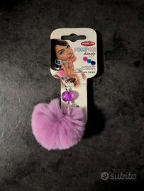 Ciondolo pon pon per telefono cellulare - NUOVO.