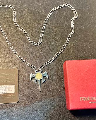 Collana Rebecca Astro Fortuna Acciaio e Oro 18K